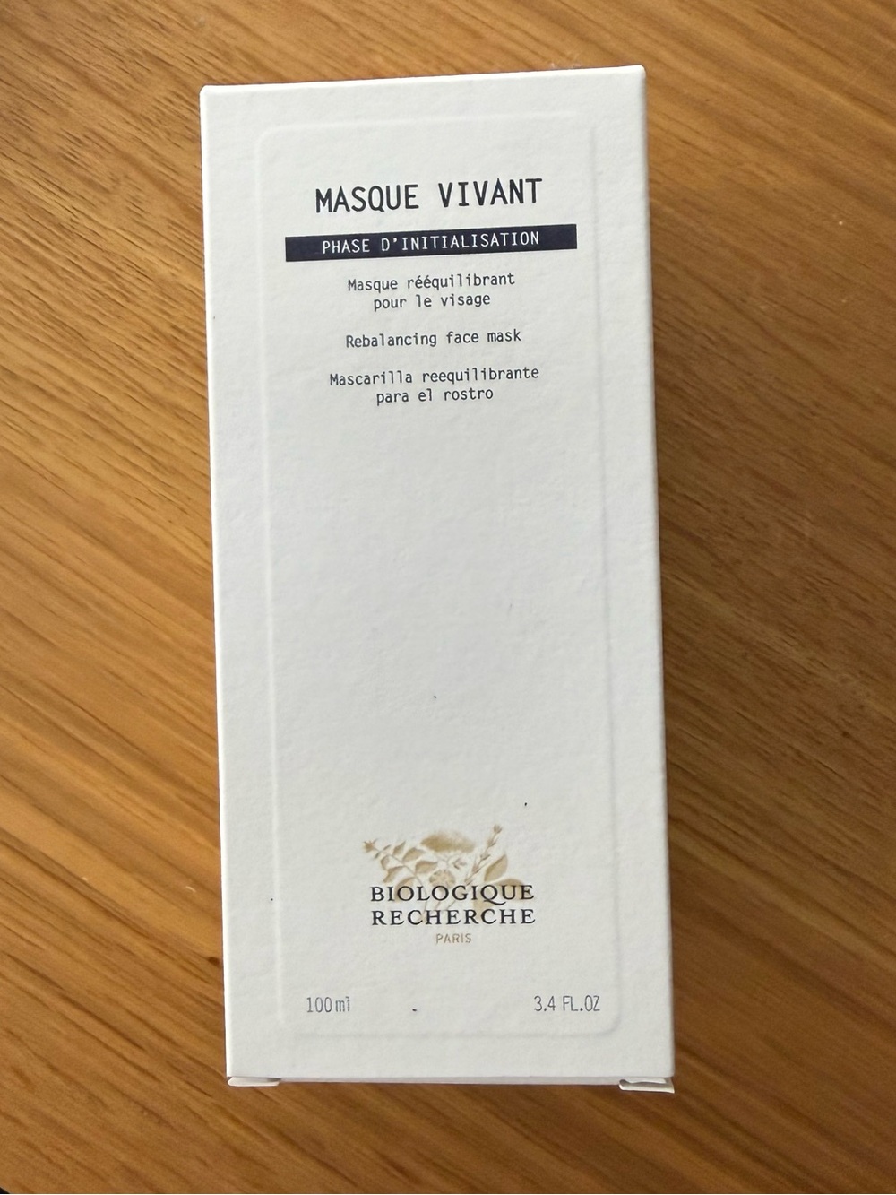 Biologique Recherche Masque Vivant Rebalancing face mask